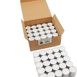 Stonebriar collection‎ made in Europe 8HR tealigths clear cup 48pcs